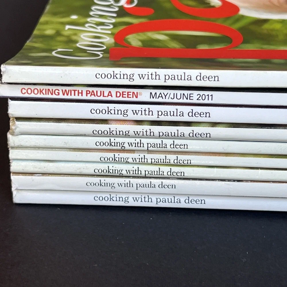 COOKING WITH PAULA DEEN Magazines Set x9 Back Issues 2006-2011 Recipes